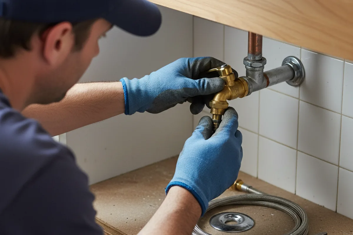 Shutoff valve and fitting work during Emergency Plumbing in Cazadero